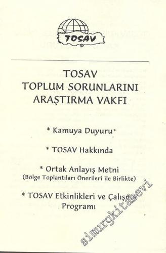 TOSAV: Toplum Sorunlarını Araştırma Vakfı