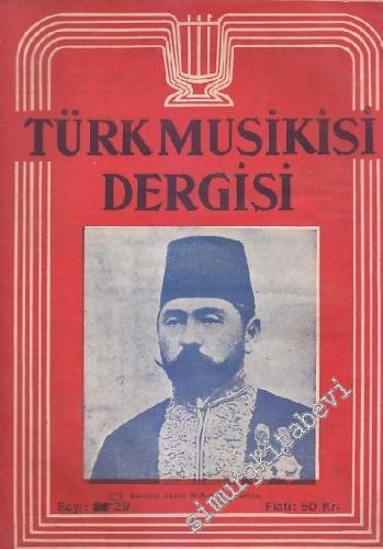 Türk Musikisi Dergisi - Sayı: 29 Cilt: 3 Nisan