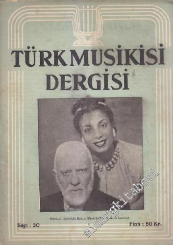 Türk Musikisi Dergisi - Sayı: 30 Cilt: 3 Nisan