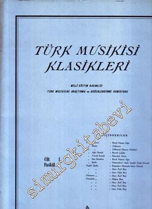 Türk Musikisi Klasikleri - Nota