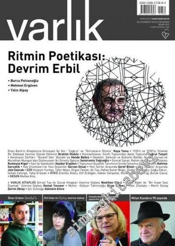 Varlık Aylık Edebiyat ve Kültür Dergisi - Ritmin Poetikası Devrim Erbi