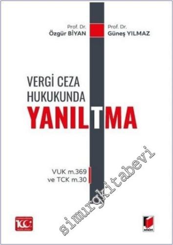 Vergi Ceza Hukukunda Yanıl(t)ma - 2024