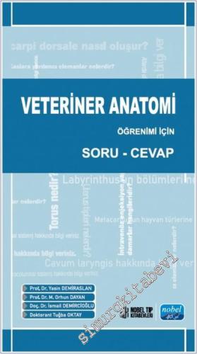 Veteriner Anatomi Öğrenimi İçin Soru Cevap - 2024