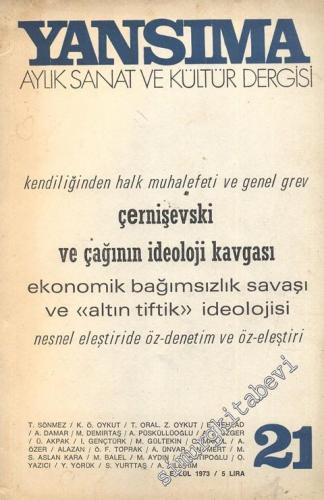 Yansıma Aylık Sanat ve Kültür Dergisi - Sayı 21, Eylül 1973