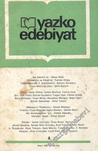 Yazko Edebiyat Dergisi - Sayı: 5, Mart 1981