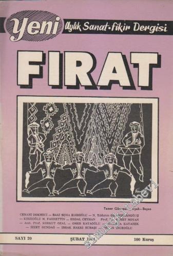 Yeni Fırat: Aylık Sanat Fikir Dergisi - Sayı: 20; Şubat 1964