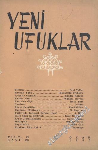 Yeni Ufuklar Aylık Sanat Fikir Dergisi - Sayı: 153, Şubat 1965