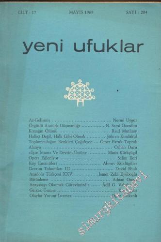 Yeni Ufuklar Aylık Sanat Fikir Dergisi - Sayı: 204, Mayıs 1969