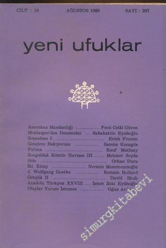 Yeni Ufuklar Aylık Sanat Fikir Dergisi - Sayı: 207, Ağustos 1969