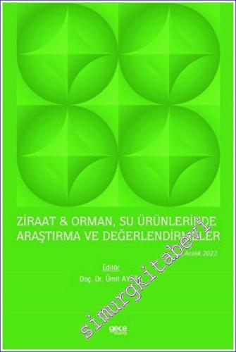 Ziraat ve Orman, Su Ürünlerinde Araştırma ve Değerlendirmeler / Aralık